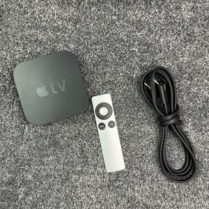 Apple TV 3rd Generation A1427 Black 1080p HD Media Streamer with Remote & Cable